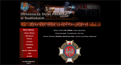 Desktop Screenshot of osp.sadlinki.pl