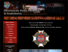 Tablet Screenshot of osp.sadlinki.pl