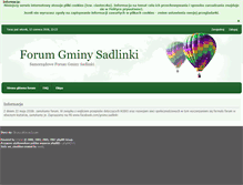 Tablet Screenshot of forum.sadlinki.pl